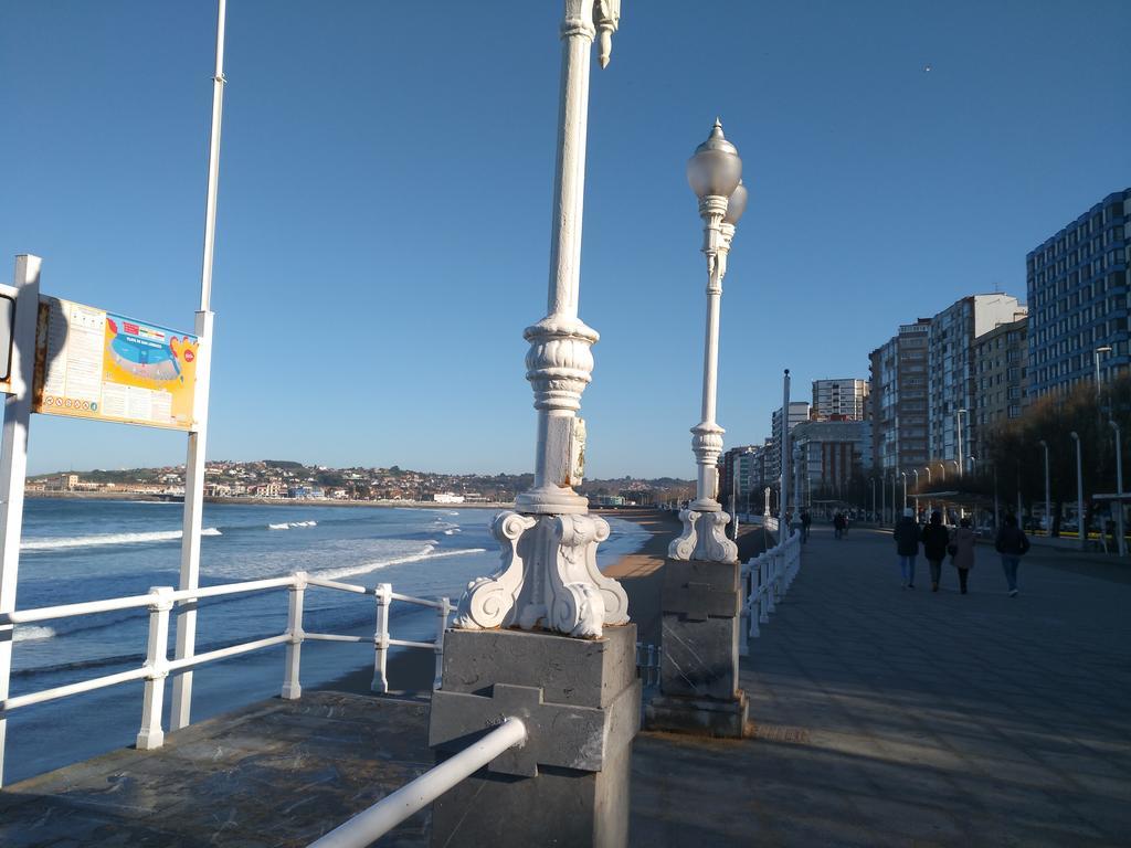 Iradri, Apartamento Playa Gijón Buitenkant foto