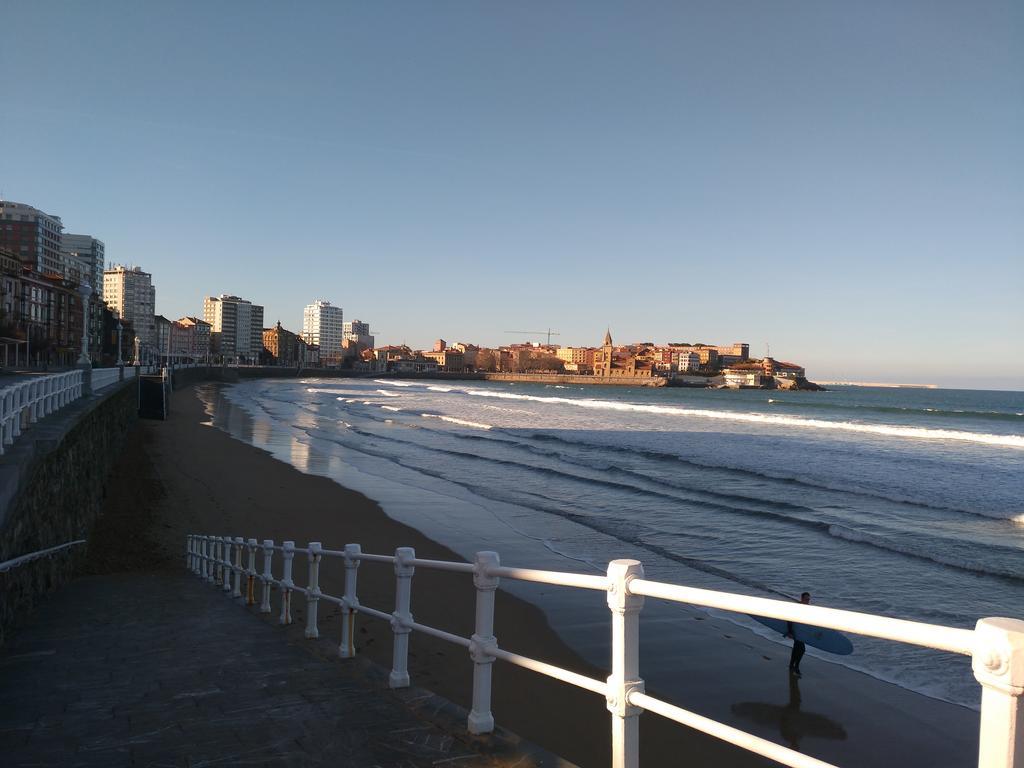 Iradri, Apartamento Playa Gijón Buitenkant foto